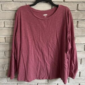 Old Navy Everywear Rose Pink long sleeve top
